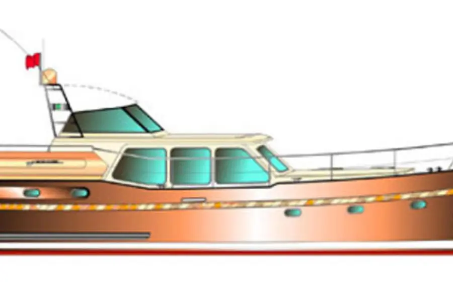 Vri Jon Classic 47 AK Op het water