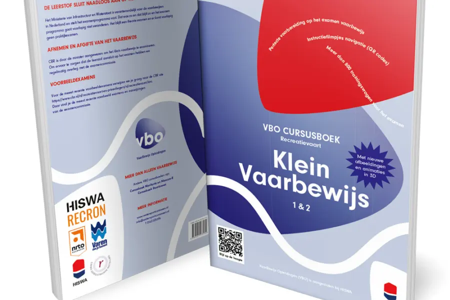 Cursusboek Klein Vaarbewijs 1 en 2 Vaarbewijs Theorieboek 2025 Ben Ros